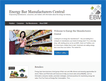 Tablet Screenshot of energybarmanufacturers.org